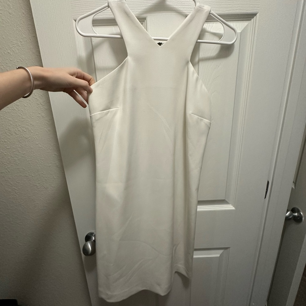 Bar III White Dress XS | Classic Summer Mini Dress